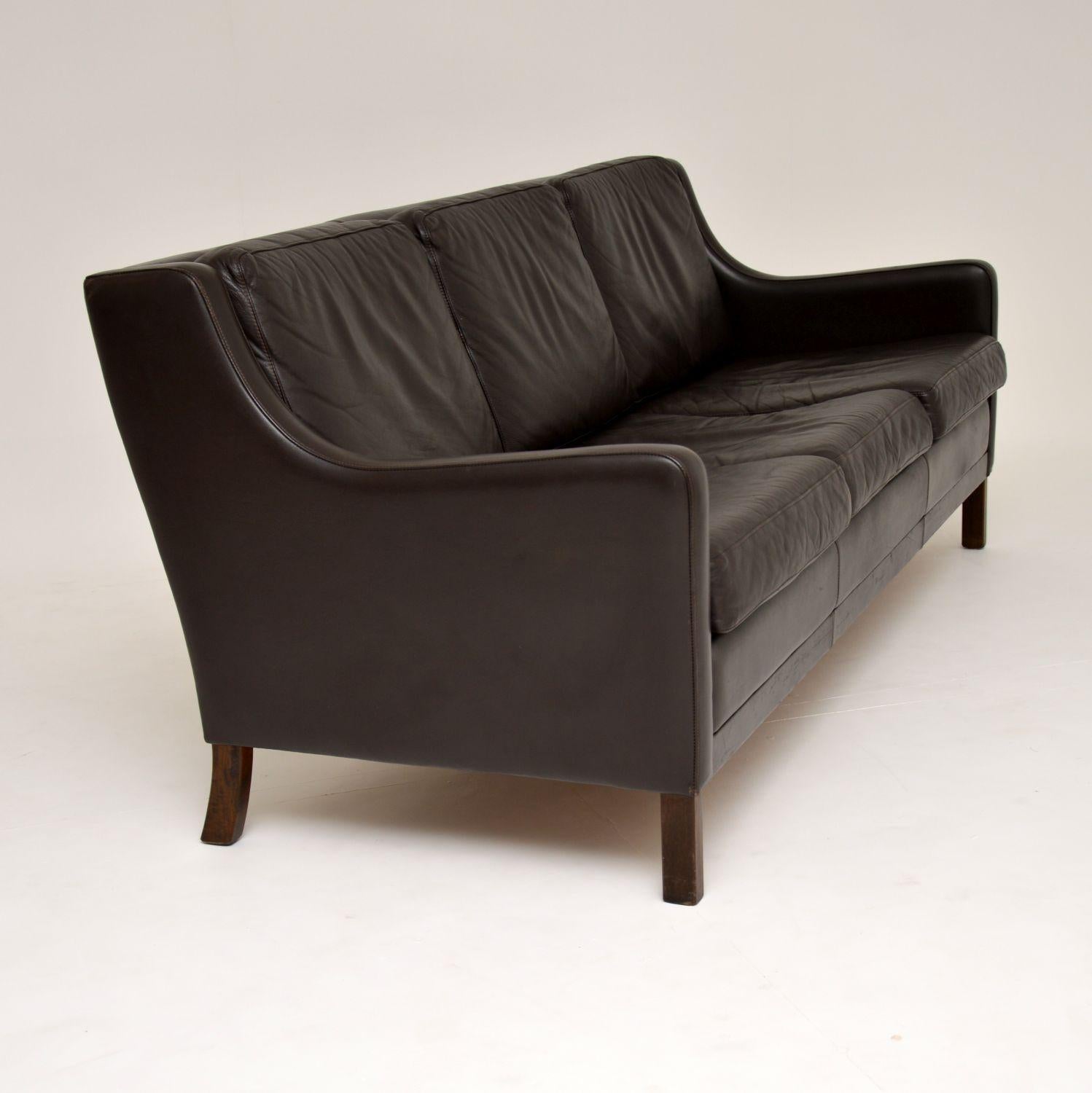 Danish Vintage Leather Sofa 2