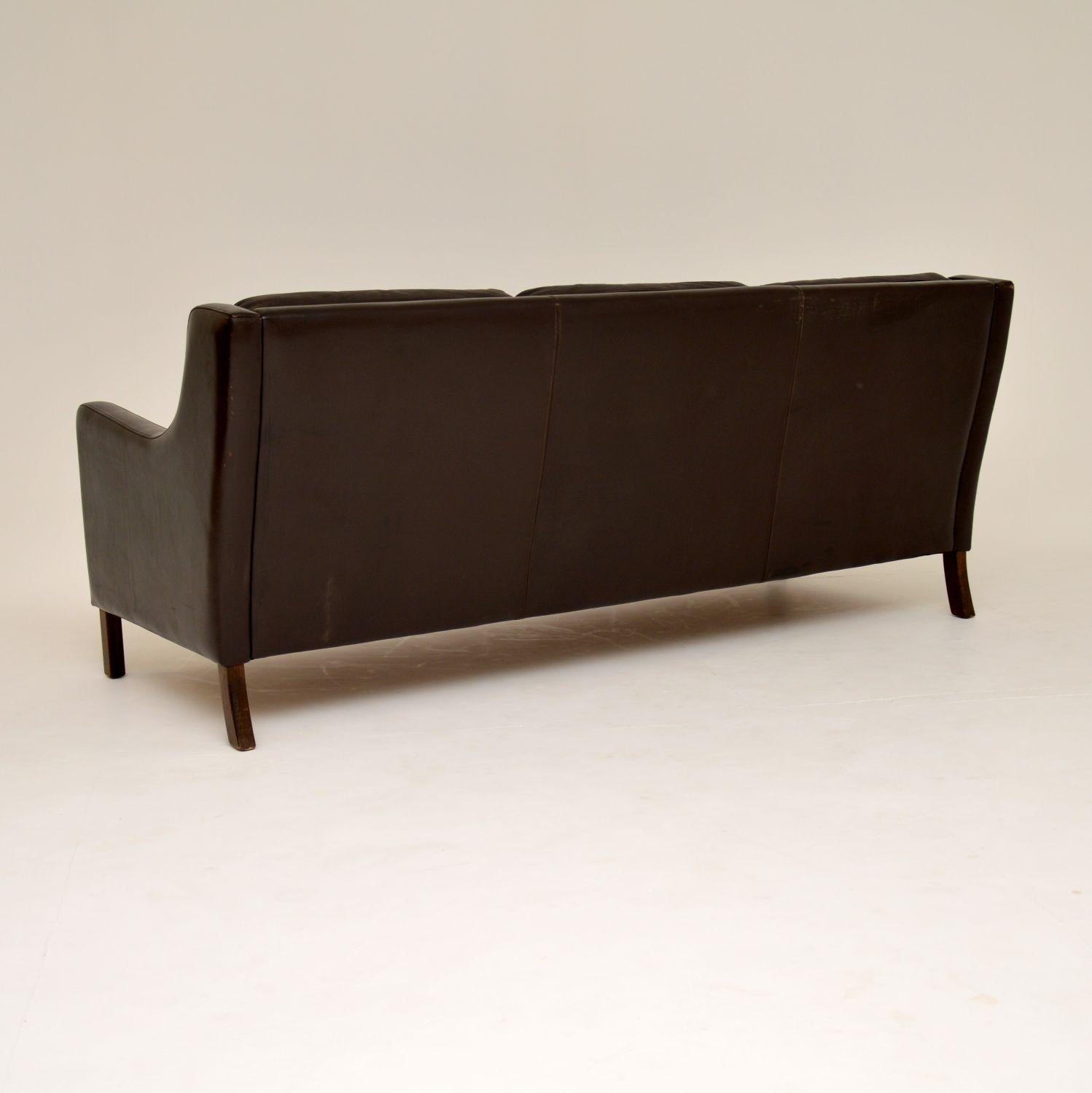 Danish Vintage Leather Sofa 3