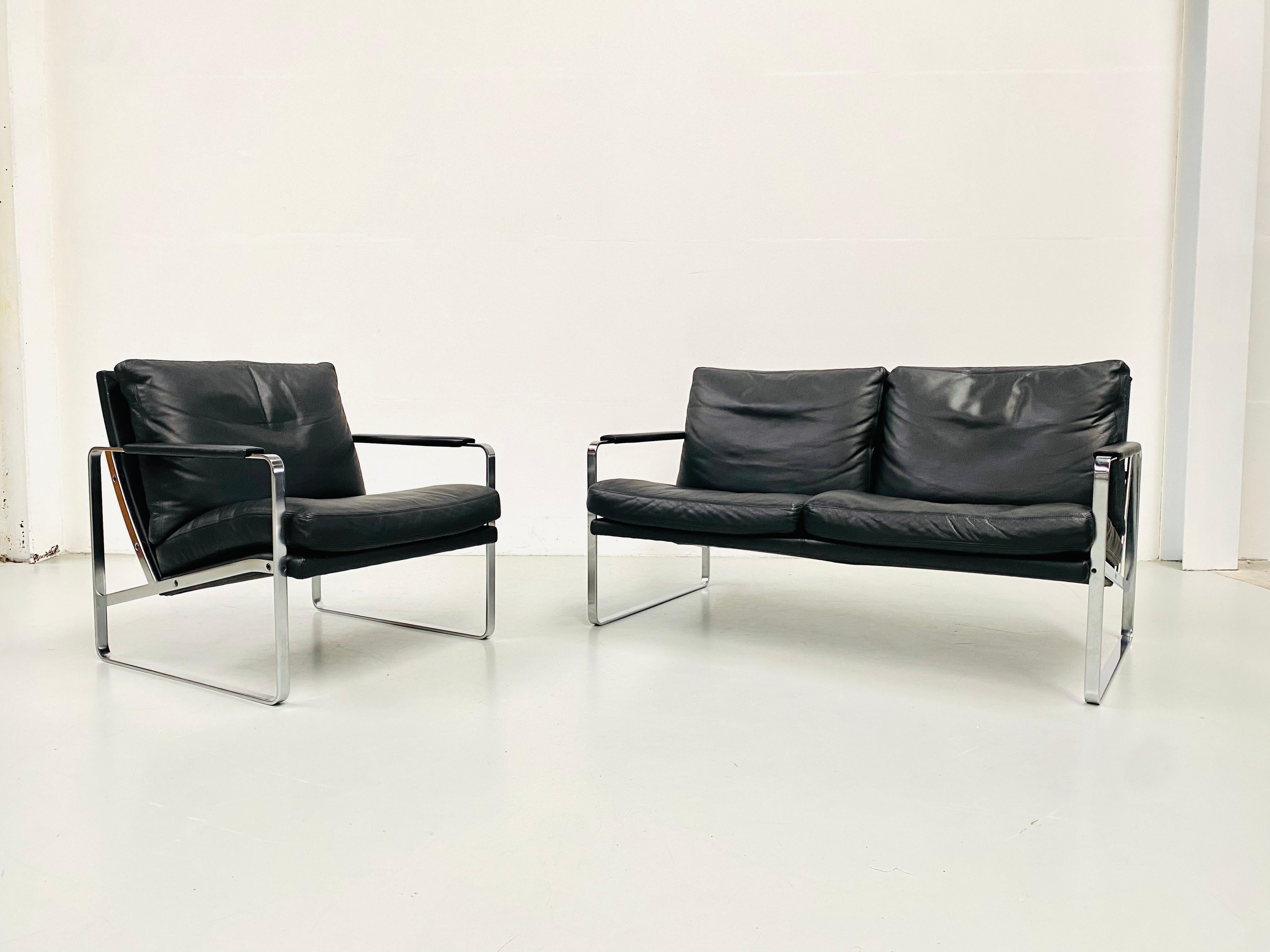 Danish Vintage Living Room Set, Mod 710 by P. Fabricius for Walter Knoll, 1972.  For Sale 5