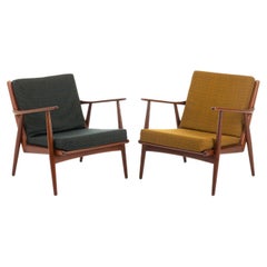 Danish Vintage Lounge Chairs in Teak
