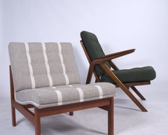 Danish Vintage Midcentury Lounge Chair by Ole Gjerløv-Knudsen for Cado, 1962