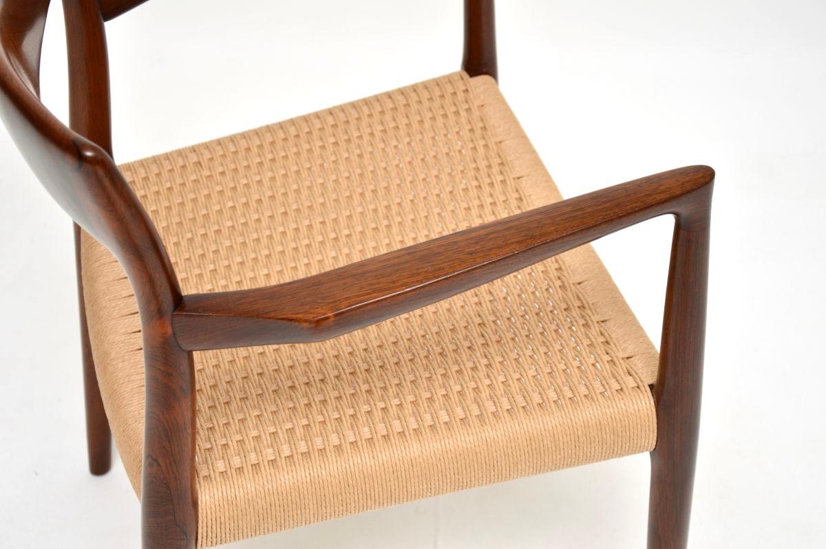Chaise danoise Vintage Model No 57 par Niels Moller en vente 4