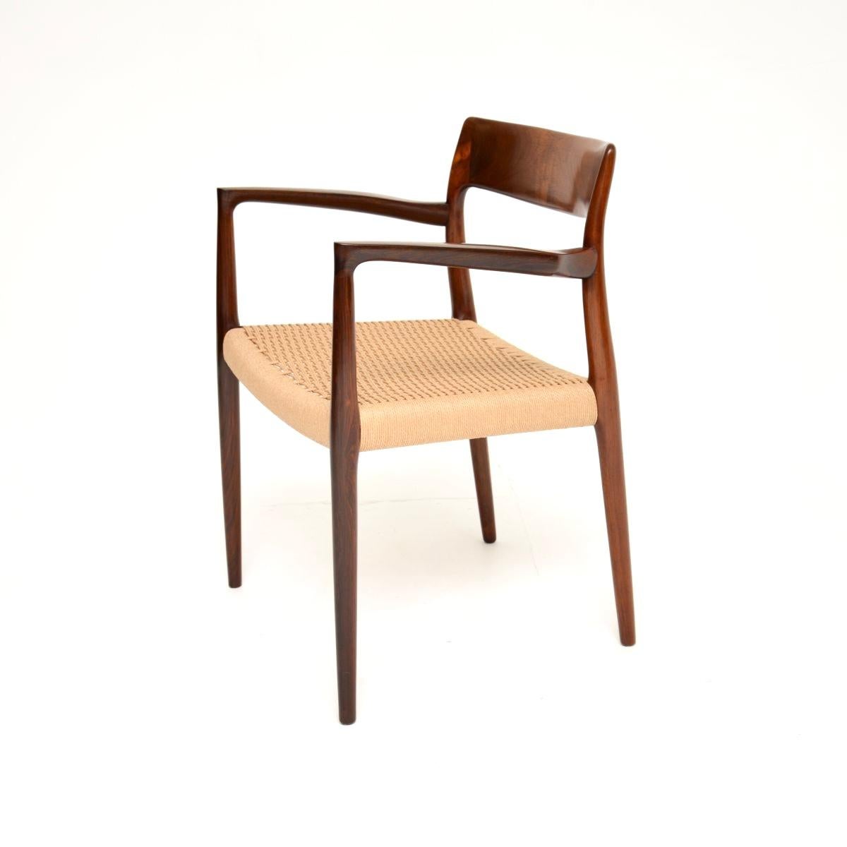 Danois Chaise danoise Vintage Model No 57 par Niels Moller en vente
