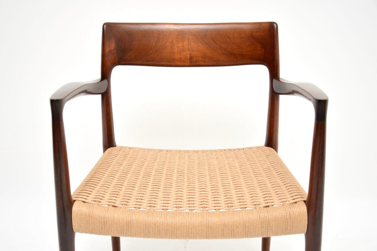 Chaise danoise Vintage Model No 57 par Niels Moller en vente 1