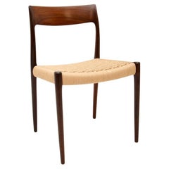 Danish Vintage Model 77 Dining / Desk Chair by Niels Moller