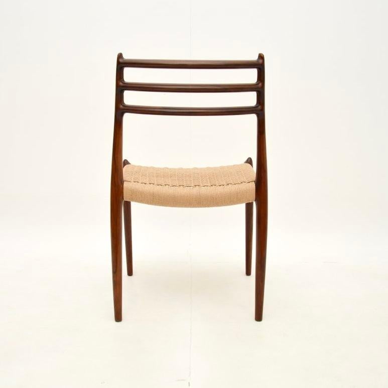 Dänischer Vintage-Ess-/Schreibtischstuhl Modell 78 von Niels Moller im Angebot 1