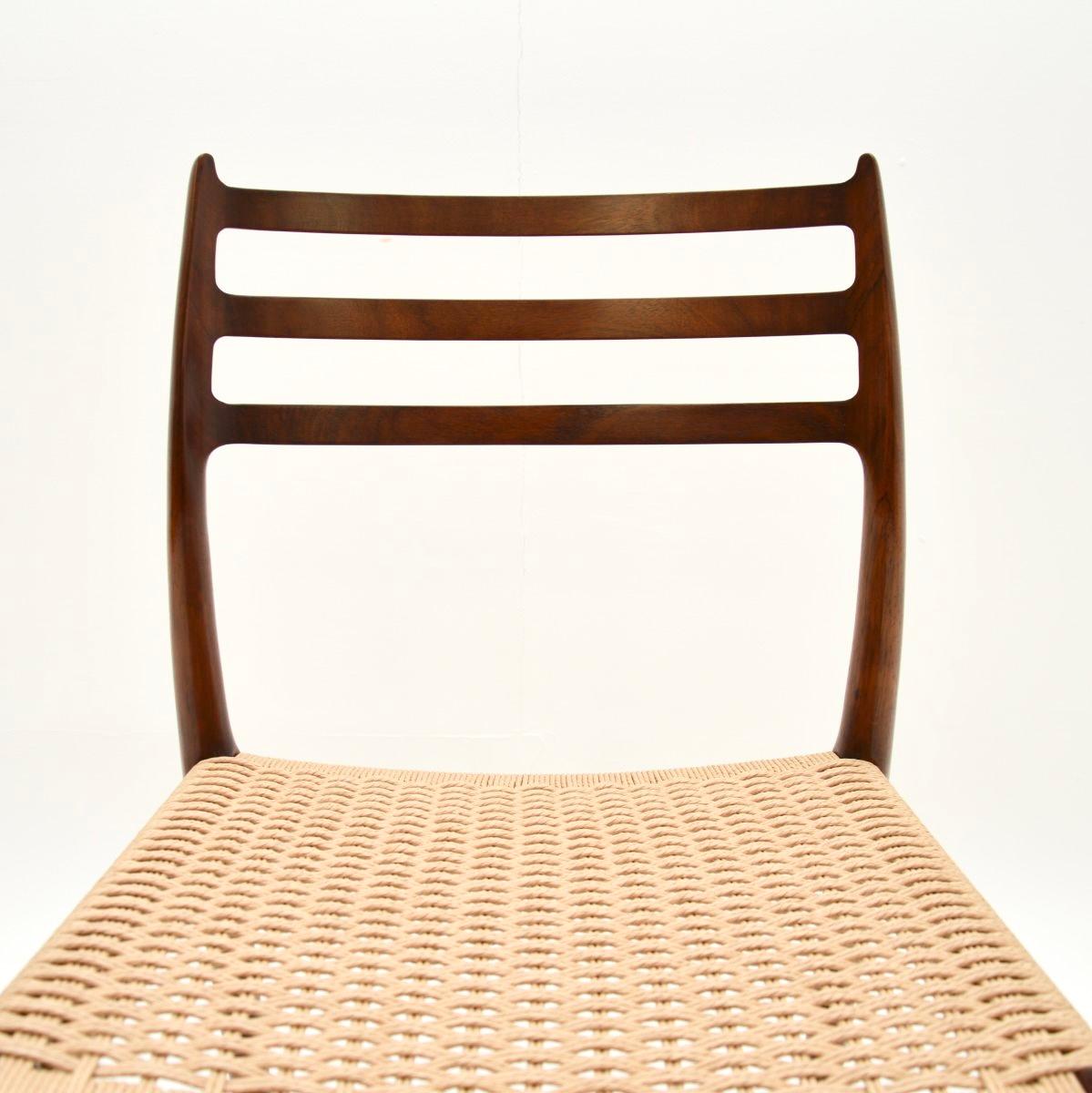 Dänischer Vintage-Ess-/Schreibtischstuhl Modell 78 von Niels Moller im Angebot 2