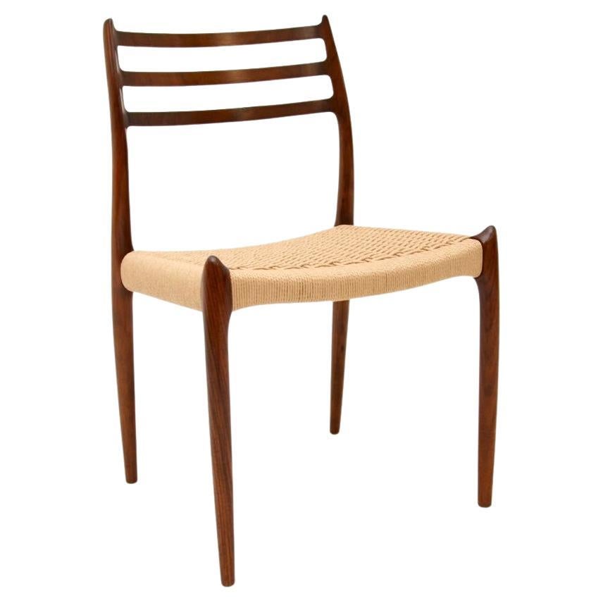 Danish Vintage Model 78 Dining / Desk Chair by Niels Moller
