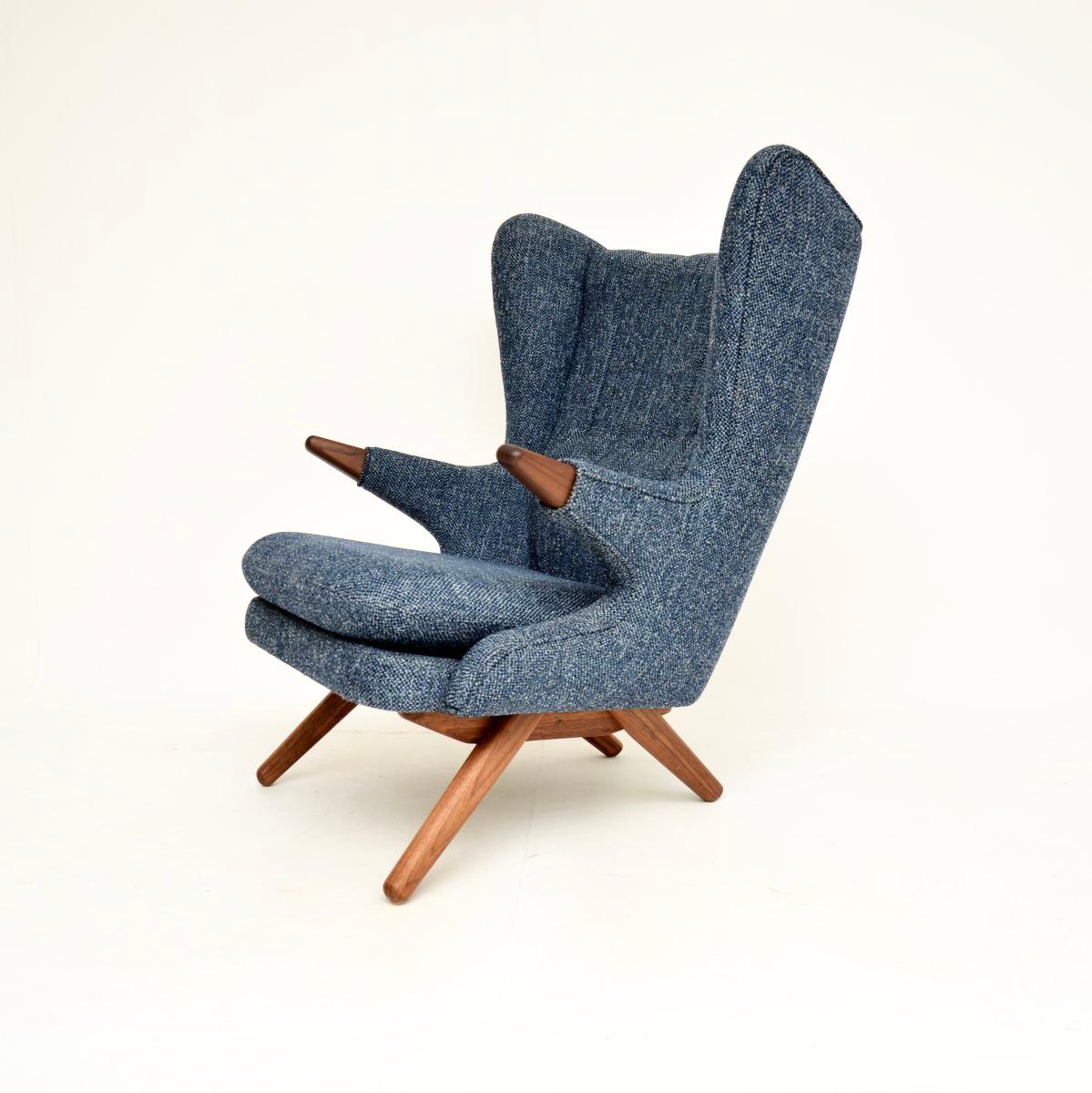 Mid-Century Modern Fauteuil vintage danois Model No 91 par Svend Skipper en vente