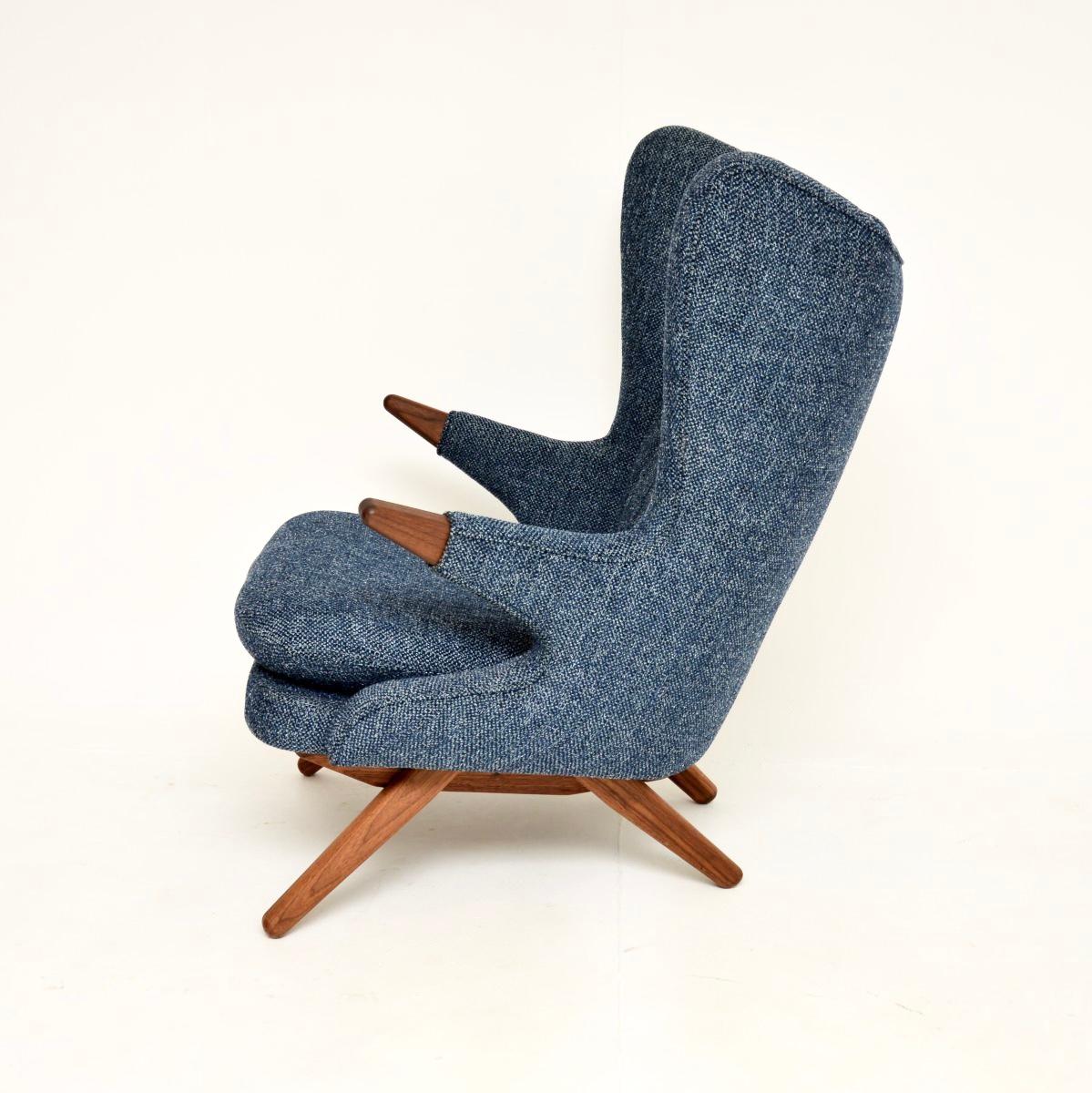 Fauteuil vintage danois Model No 91 par Svend Skipper Bon état - En vente à London, GB