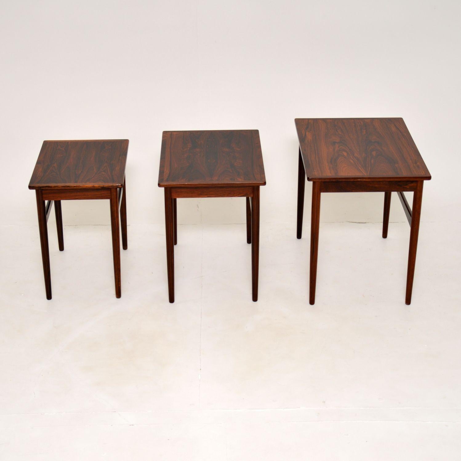 20th Century Danish Vintage Nest of Tables BR Gelsted