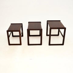 Danish Vintage Nest of Tables by Arne Hovmand-Olsen