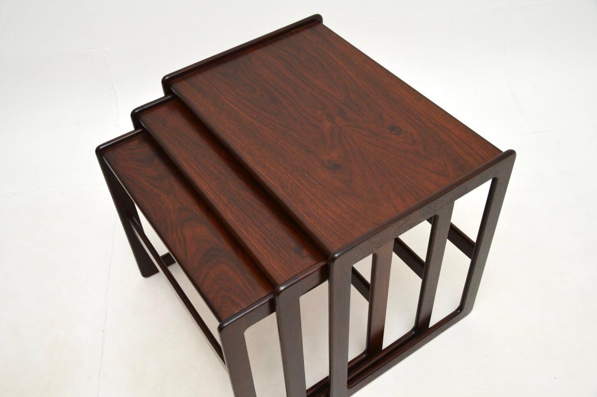 Tables gigognes vintage danoises par Arne Hovmand-Olsen en vente 1