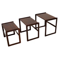 Danish Vintage Nest of Tables by Arne Hovmand-Olsen