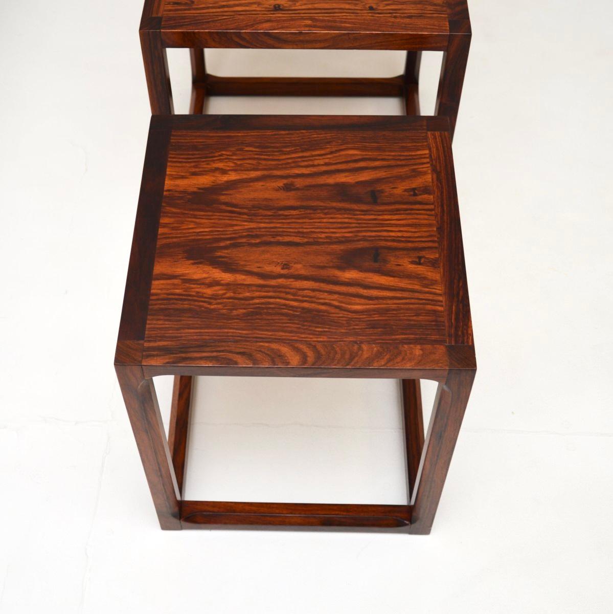 Dänisches Set aus drei Tischen im Vintage-Stil von Aksel Kjersgaard im Angebot 4