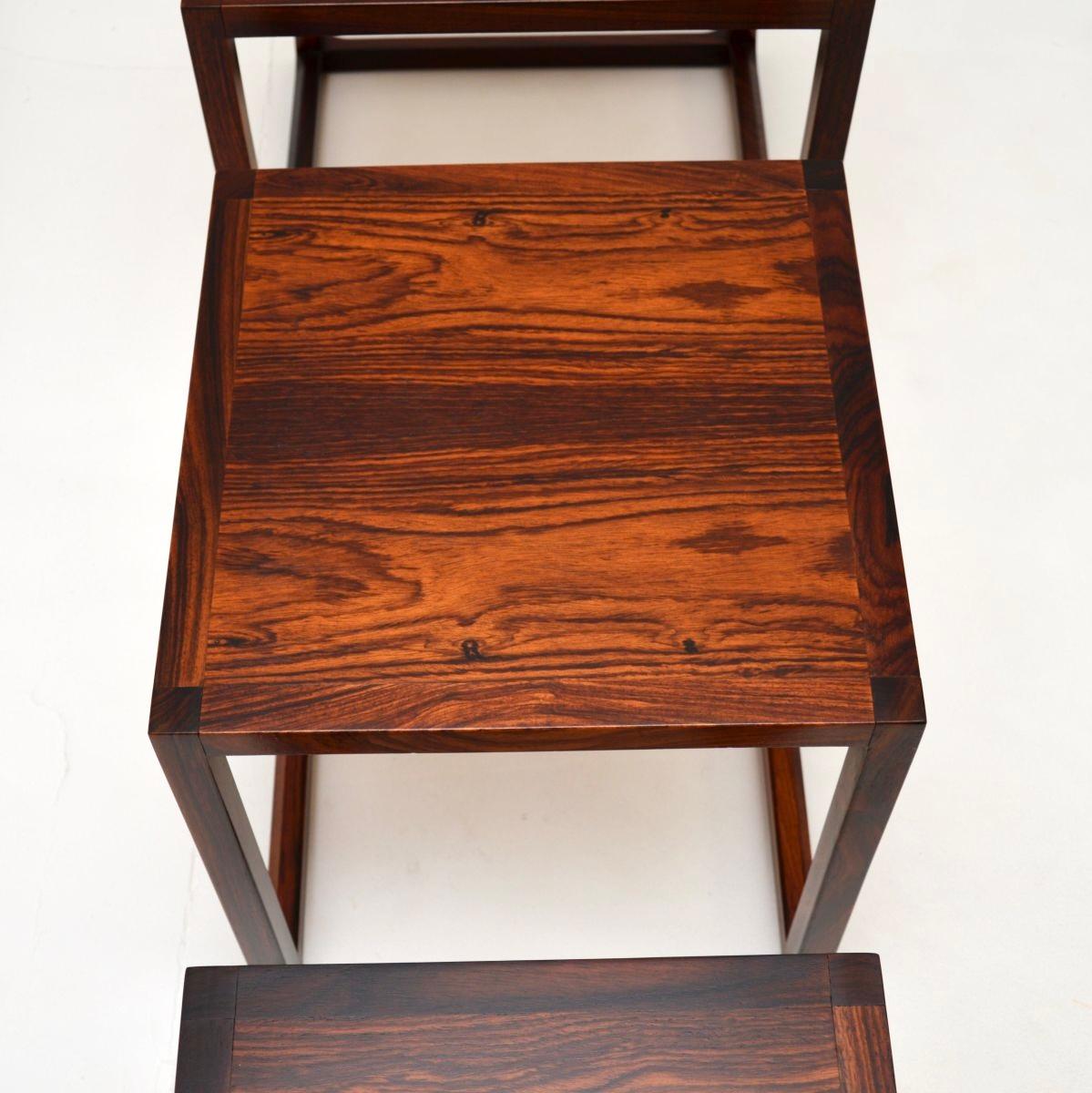 Dänisches Set aus drei Tischen im Vintage-Stil von Aksel Kjersgaard im Angebot 3