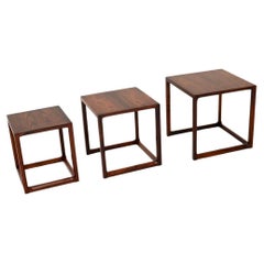 Ensemble de trois tables danoises vintage par Aksel Kjersgaard