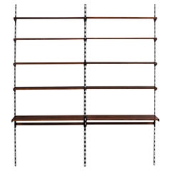 Danish Vintage Reol Shelve Wall Unit by Kai Kristiansen for Fm Møbler, 1960s