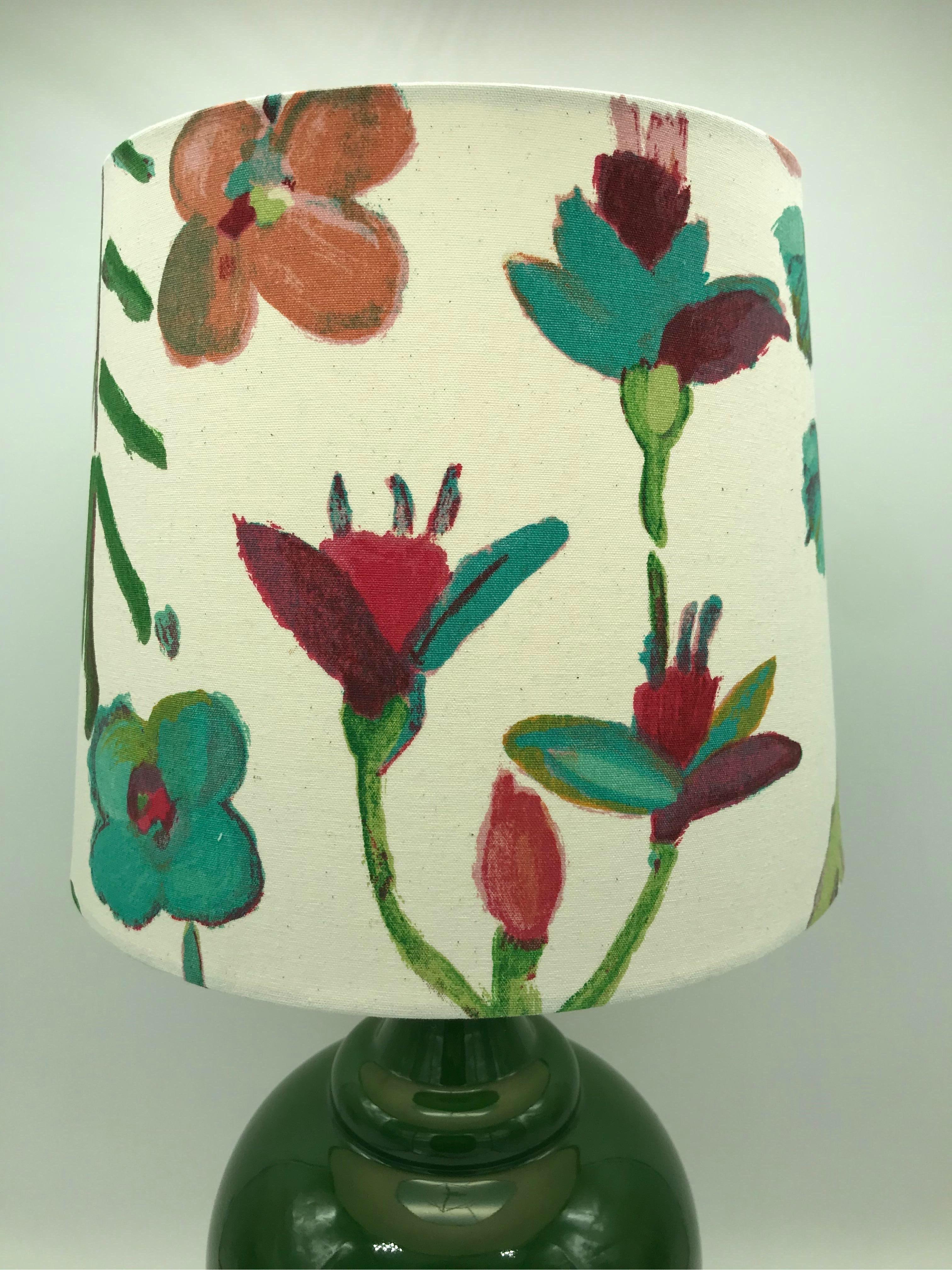 Danish Vintage Retro Porcelain Table Lamp from the 1960s In Good Condition For Sale In Søborg, DK
