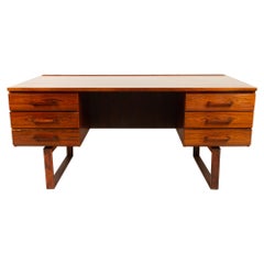 Danish Vintage Rosewood Desk by Henning Jensen & Torben Valeur, 1960s