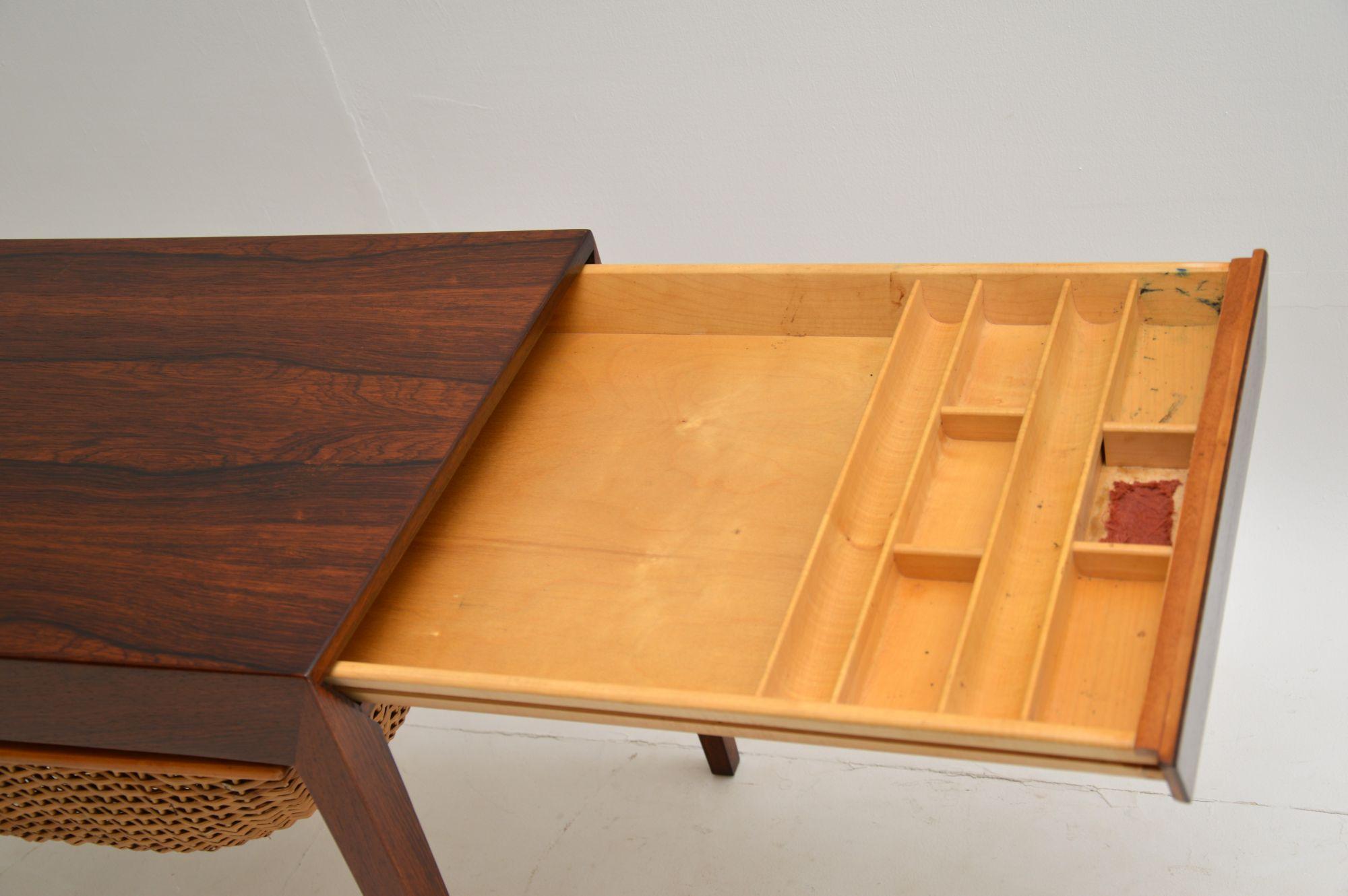 Danish Vintage Sewing Table by Severin Hansen at 1stDibs