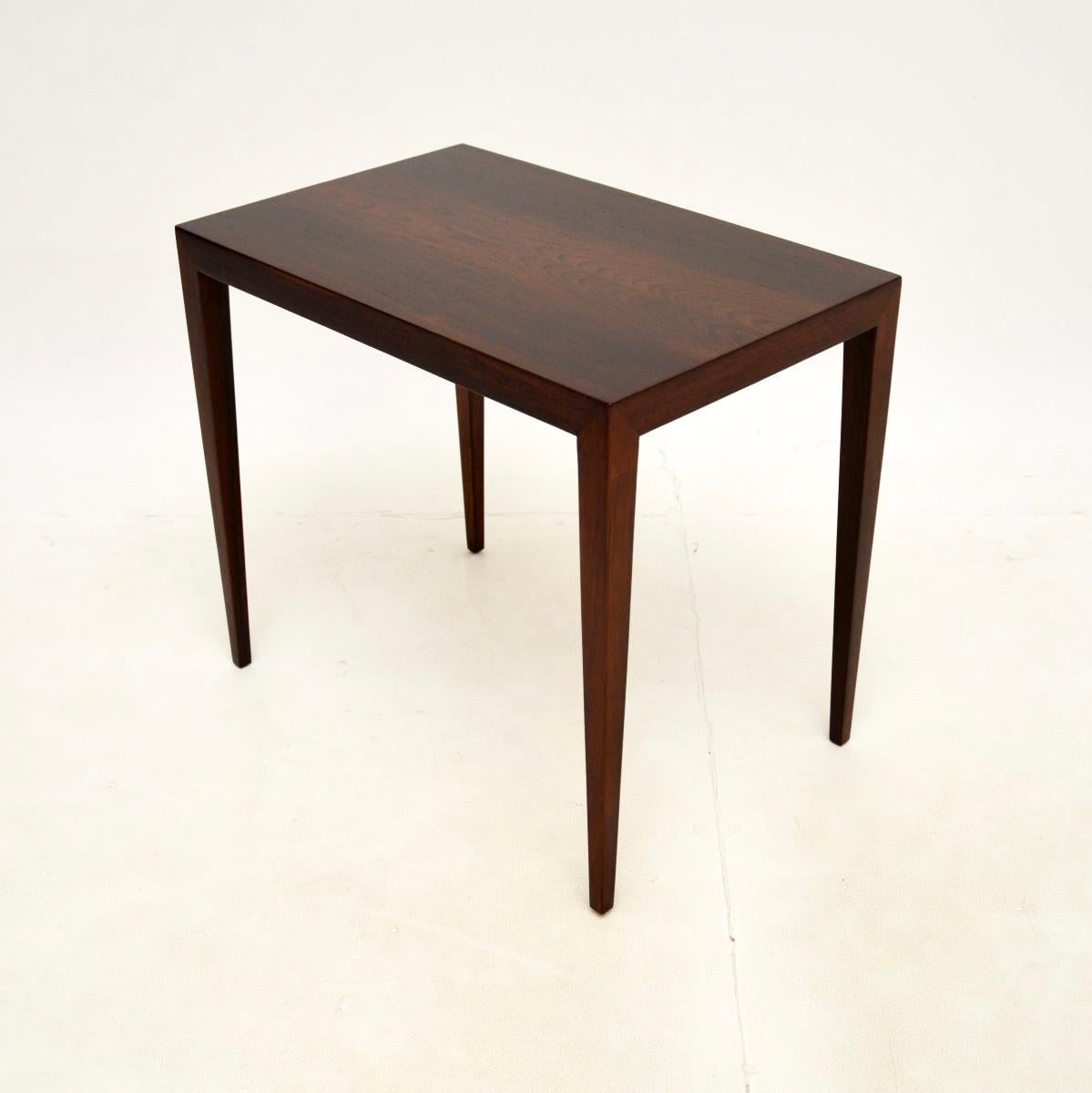 Mid-Century Modern Danish Vintage Side Table by Severin Hansen en vente