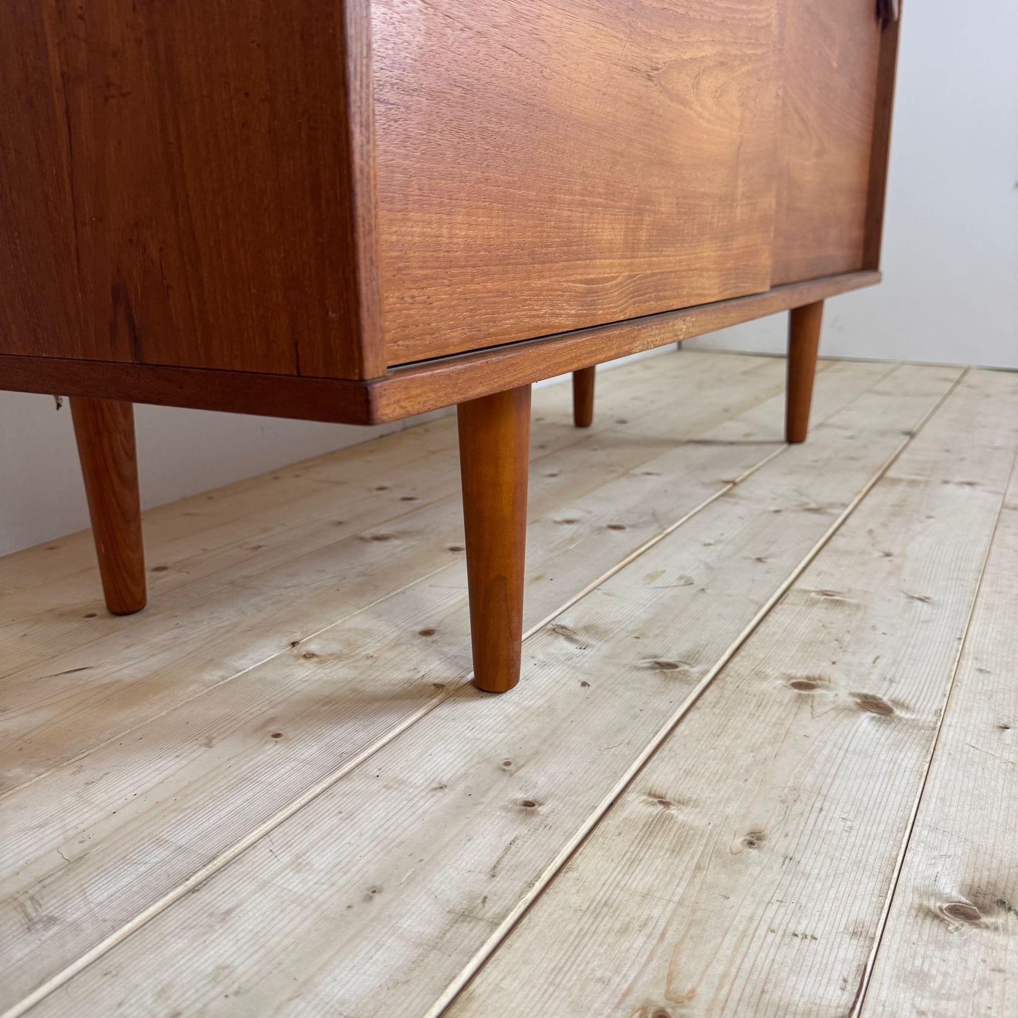 Mid-20th Century Danish vintage sideboard in teak, Denmark 1960s For Sale