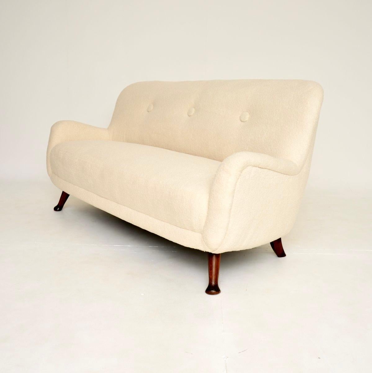 Sofá danés vintage de Berga Mobler Moderno de mediados de siglo en venta