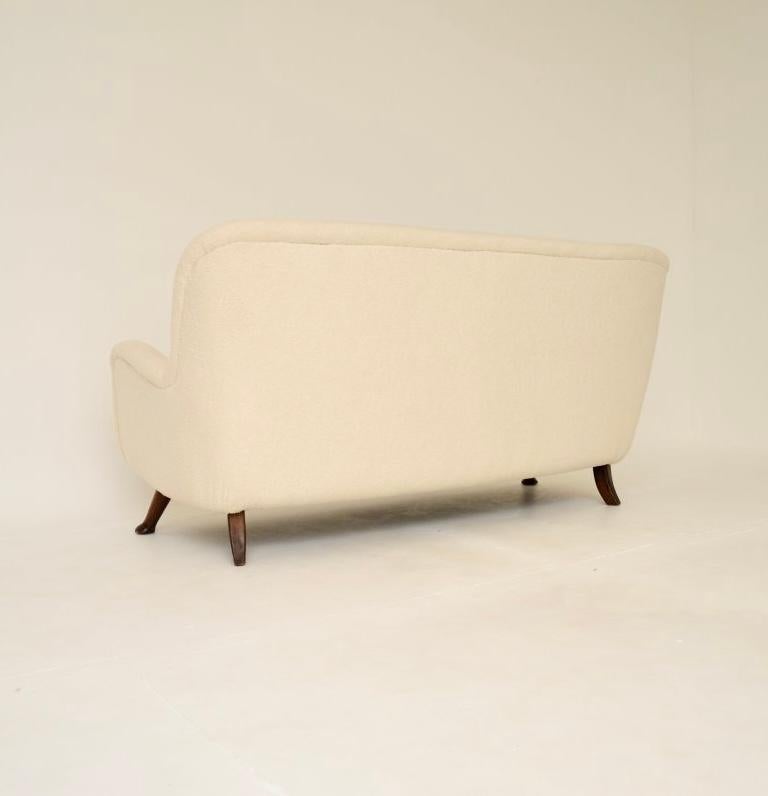 Sofá danés vintage de Berga Mobler Danés en venta