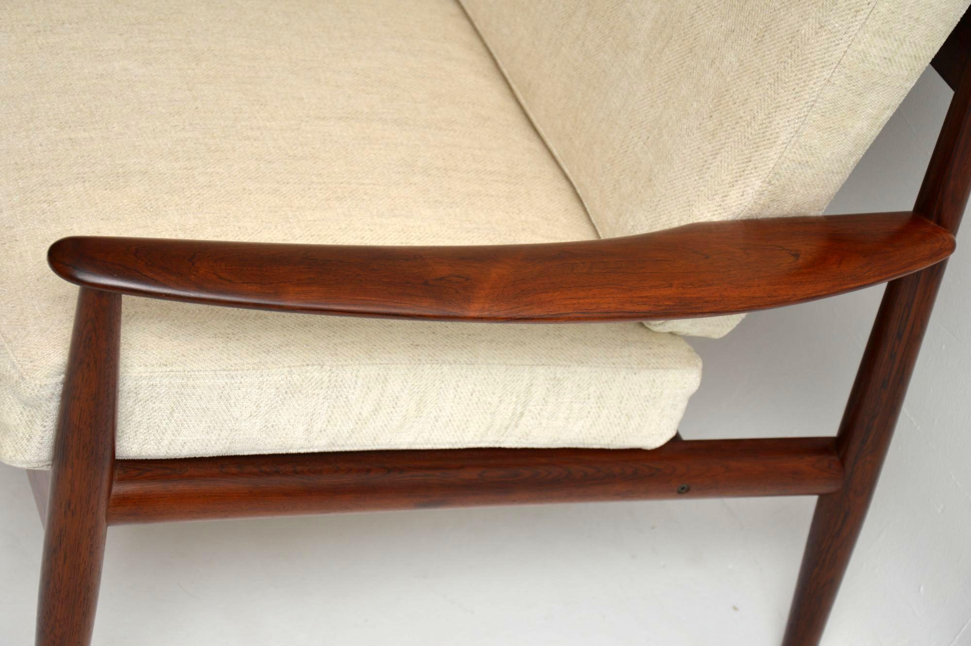 Canapé danois vintage Grete Jalk pour France and Son en vente 5