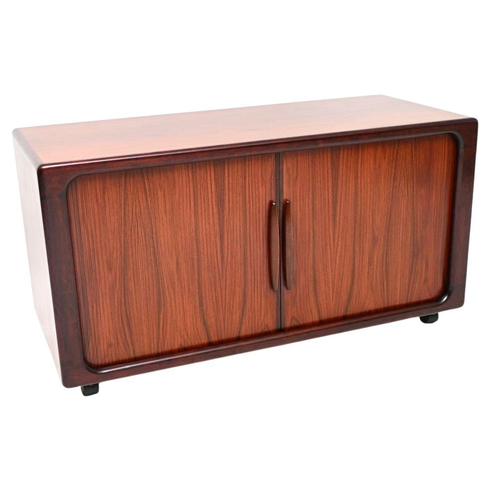 Danish Vintage Tambour Door Cabinet / Sideboard by Dyrlund
