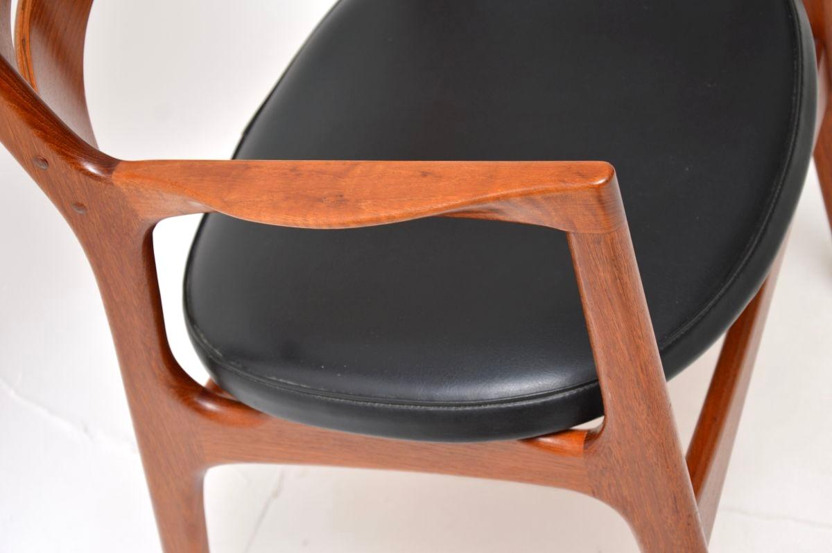 Sedia / Poltrona da scrivania in teak d'epoca danese di Erik Buch in vendita 4