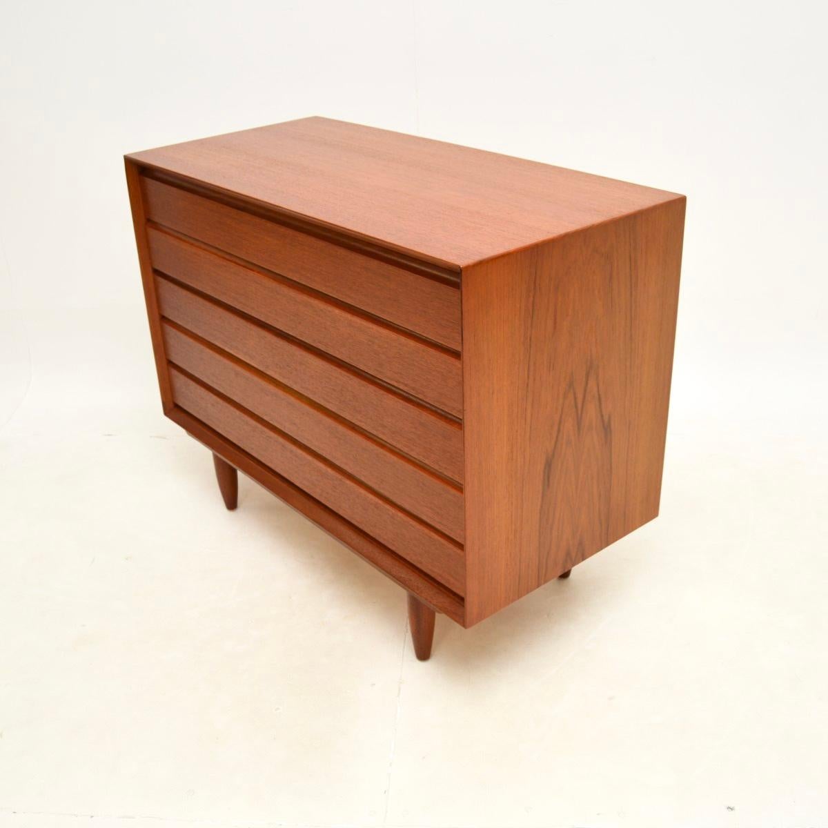 Danish Vintage Teak Chest of Drawers by Svend Aage Rasmussen In Good Condition In London, GB