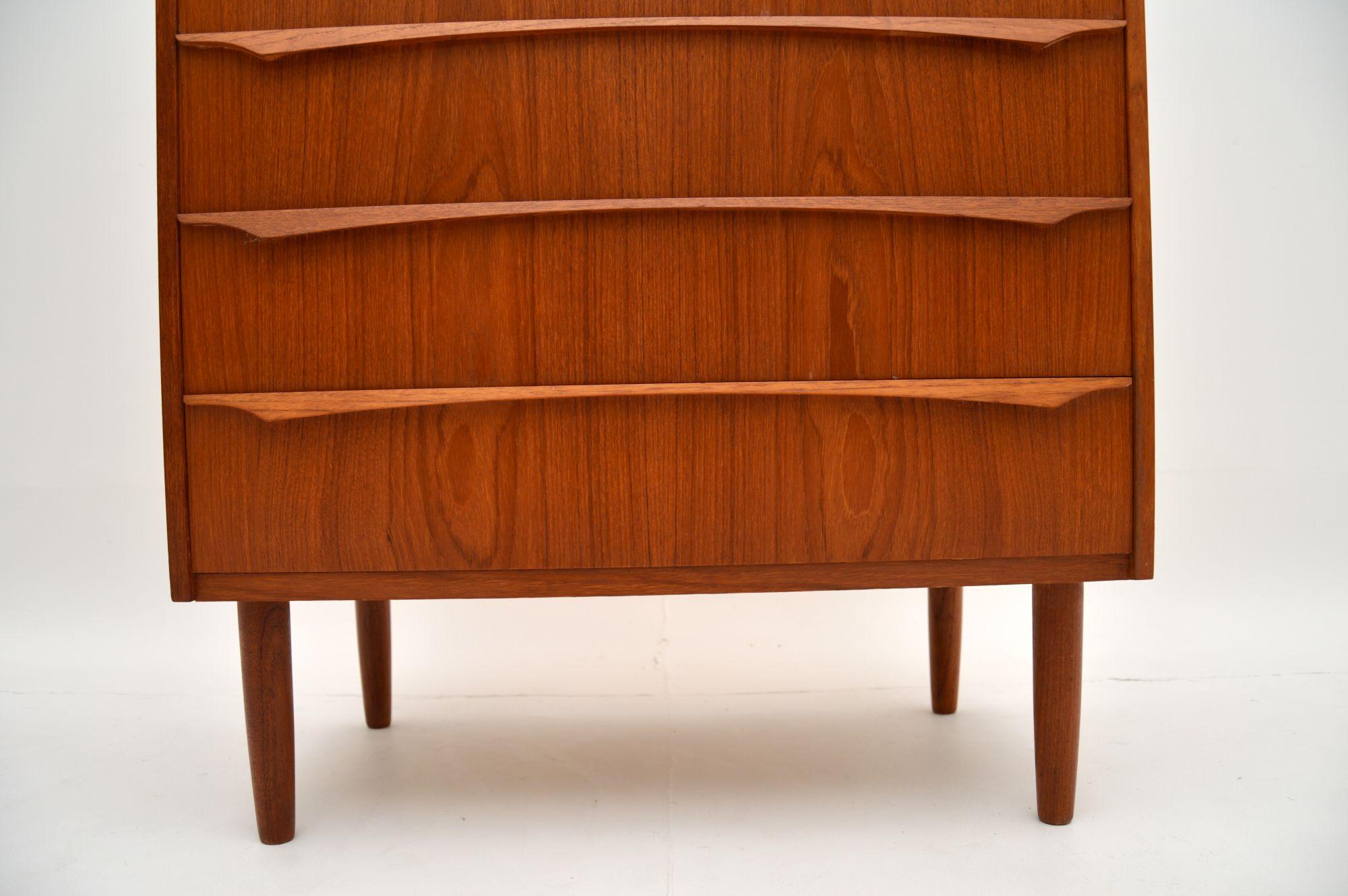 Danish Vintage Teak Chest of Drawers For Sale 6