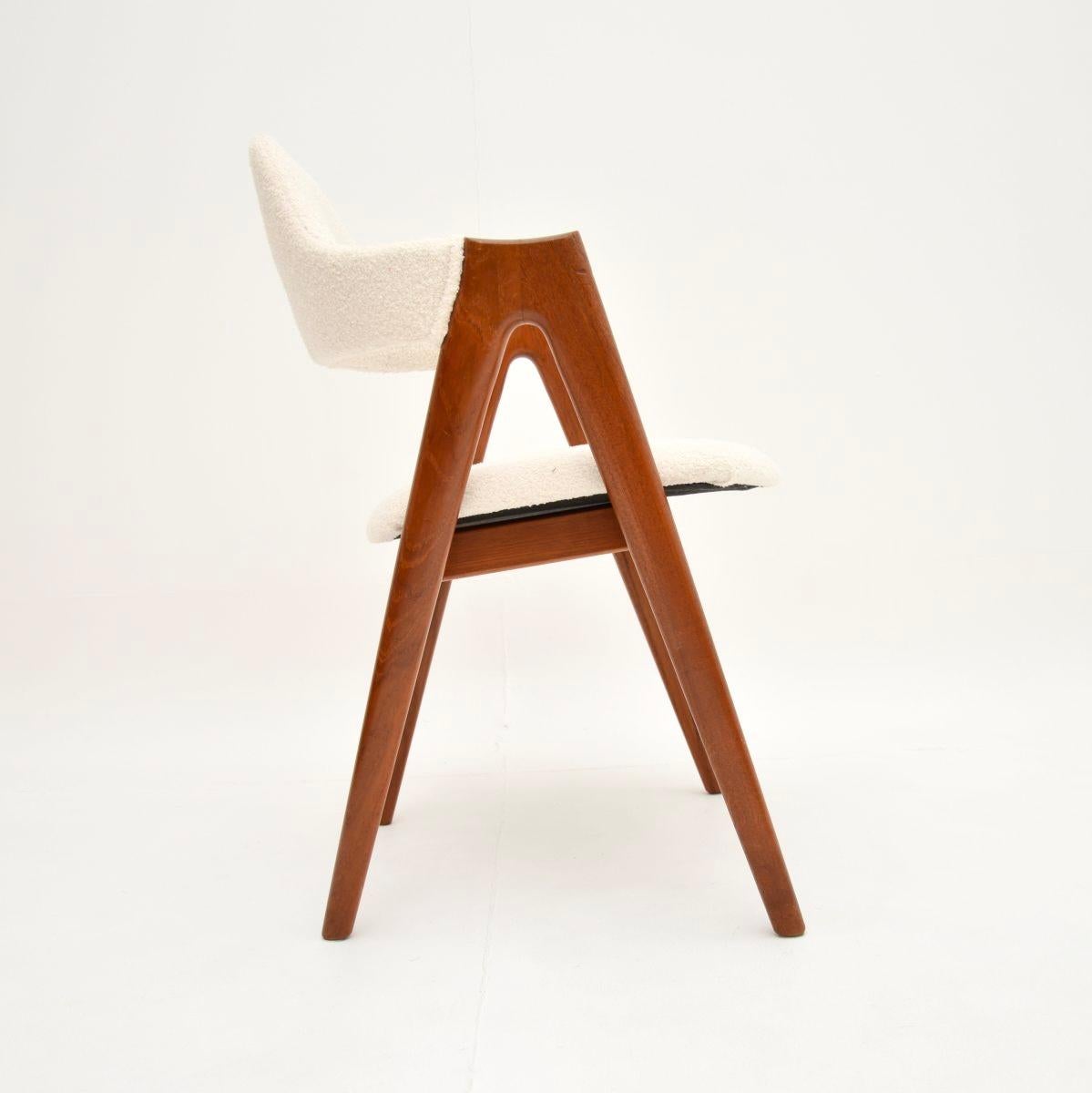 Mid-Century Modern Danish Vintage Teak Compass Chair by Kai Kristiansen For Sale