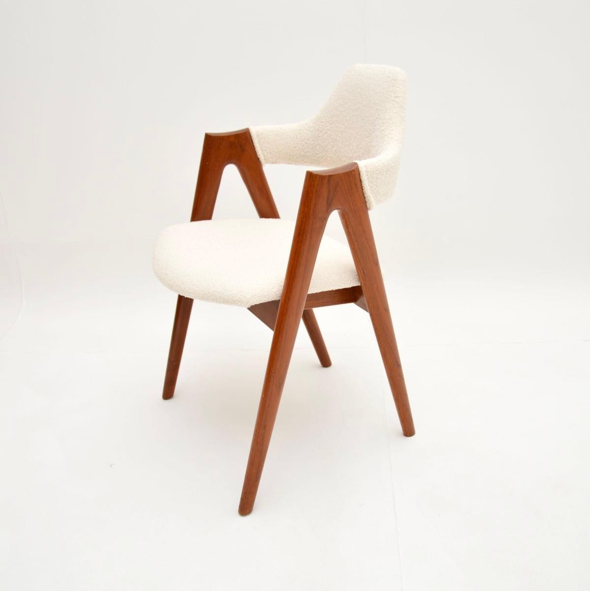 Danish Vintage Teak Compass Chair by Kai Kristiansen In Good Condition For Sale In London, GB