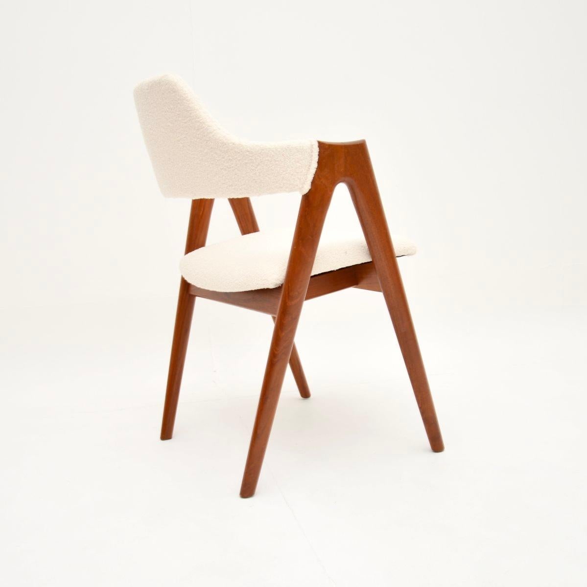 Mid-20th Century Danish Vintage Teak Compass Chair by Kai Kristiansen For Sale