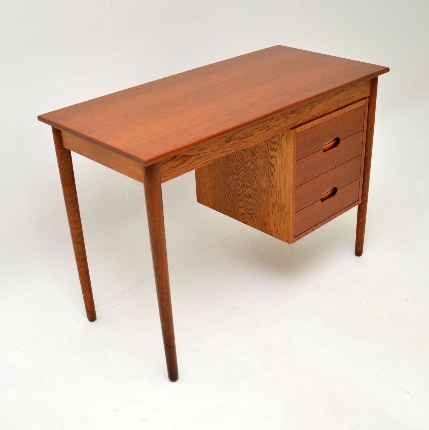 20th Century Danish Vintage Teak Desk by Arne Hovmand-Olsen