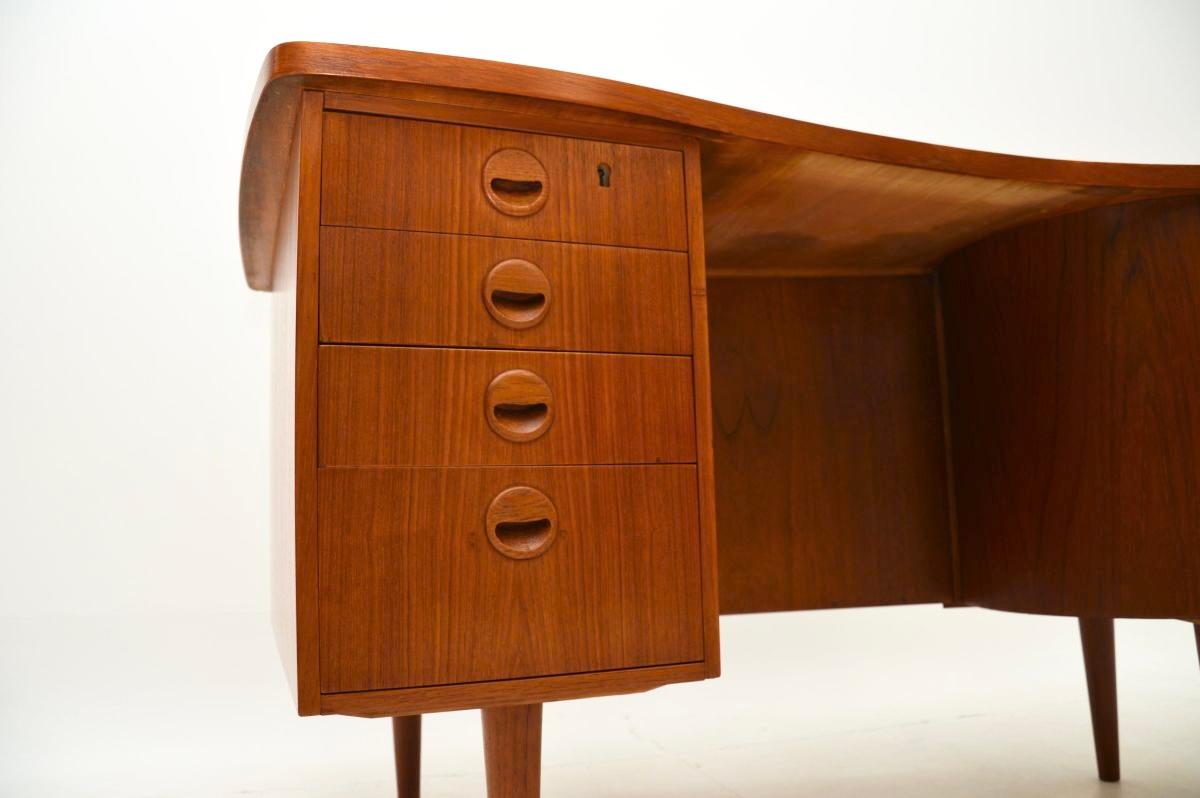 Scrivania vintage danese in teak di Kai Kristiansen in vendita 3