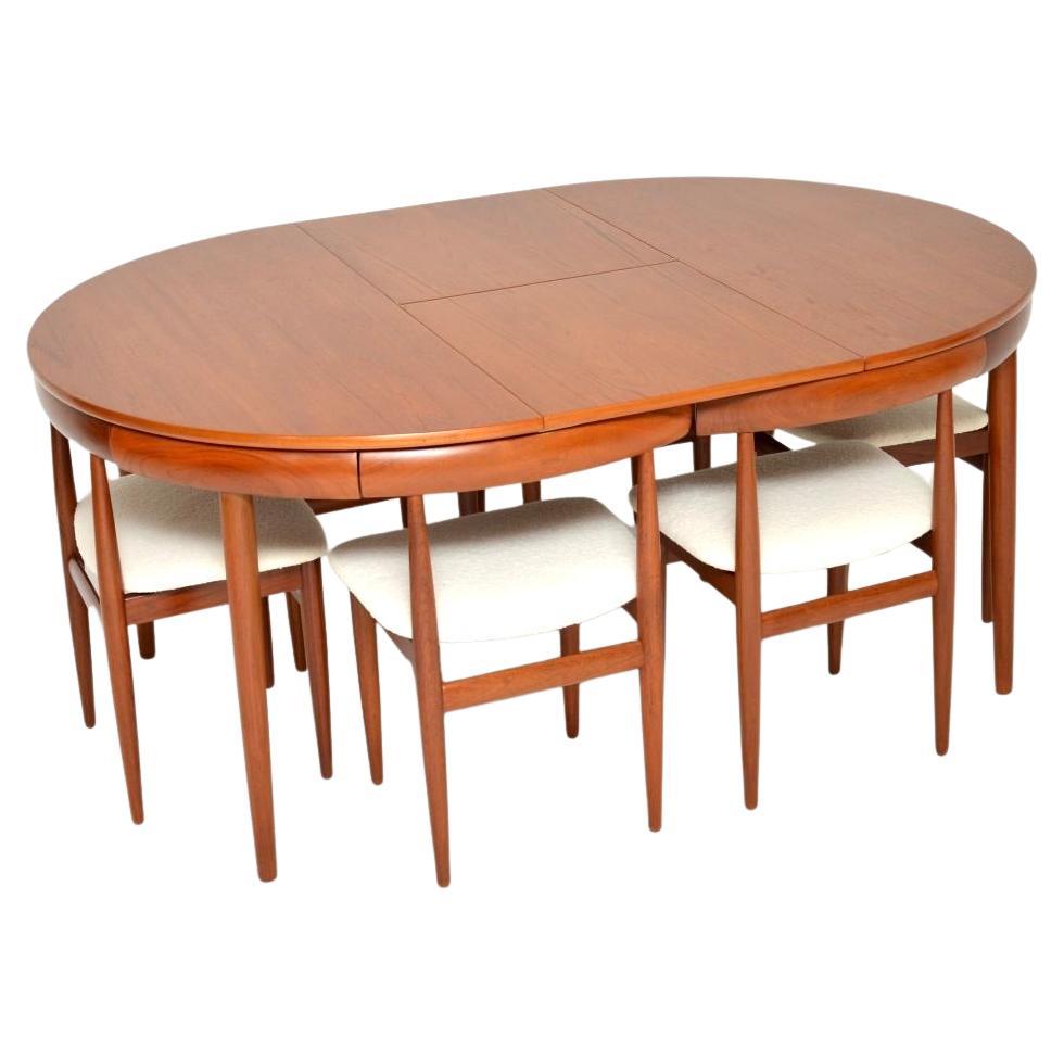 Danish Vintage Teak Dinette Dining Table and Chairs by Hans Olsen For Sale