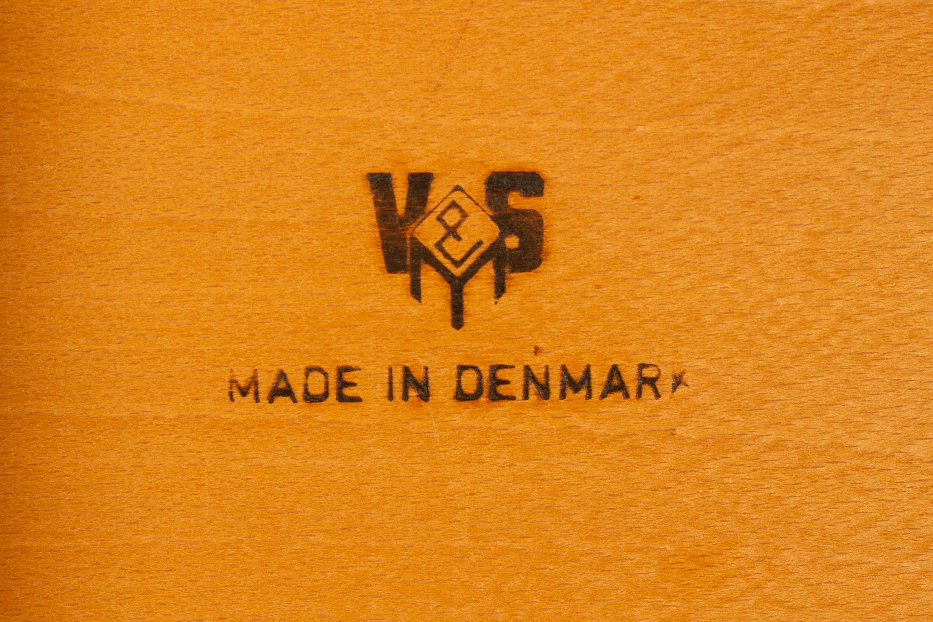 Danish Vintage Teak Dining Chairs Vejle Møbelfabrik 1960s Set of 6 15