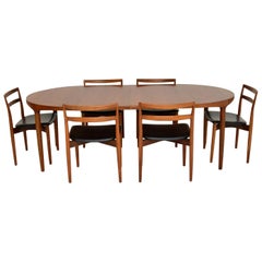 Danish Vintage Teak Dining Table and Chairs by Harry Ostergaard