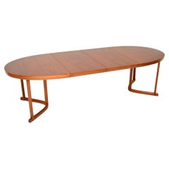 Danish Vintage Teak Dining Table by Johannes Andersen