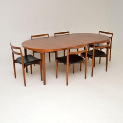 Danish Vintage Teak Dining Table and Chairs by Harry Ostergaard
