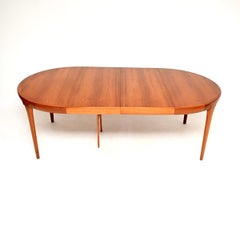 Danish Vintage Teak Extending Dining Table by IB Kofod Larsen