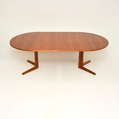 Danish Vintage Teak Extending Dining Table