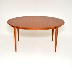 Danish Vintage Teak Extending Dining Table