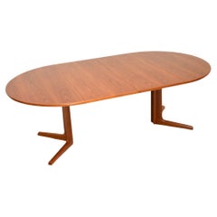 Danish Vintage Teak Extending Dining Table