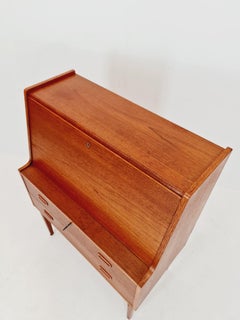 Danish vintage teak secretary, vanity /Make up table By Arne Wahl Iversen, 1960