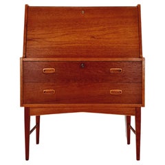 Segretaria danese vintage in teak, vanità / tavolo da trucco Arne Wahl Iversen, 1960